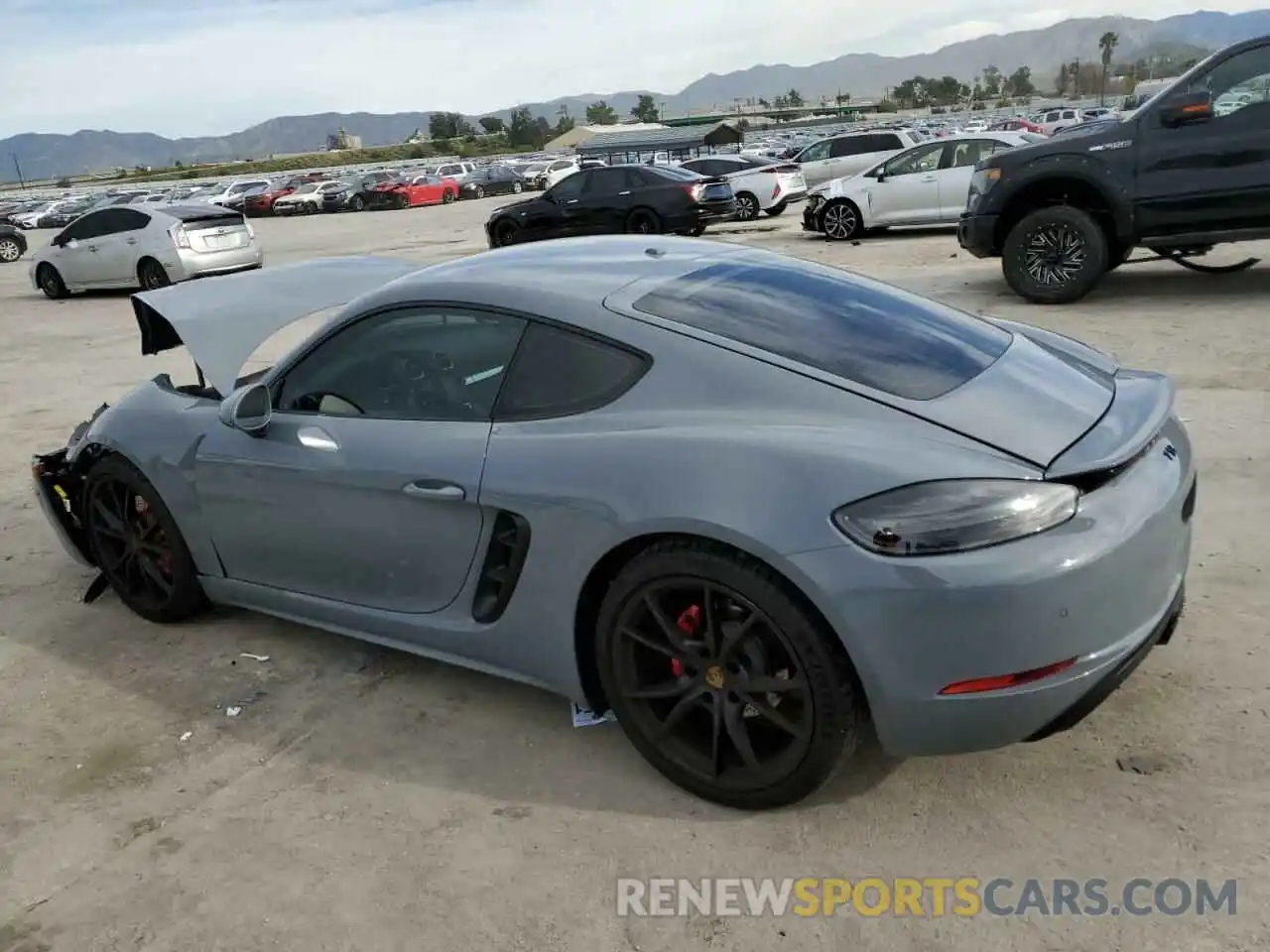 2 Photograph of a damaged car WP0AB2A80PS268074 PORSCHE CAYMAN 2023