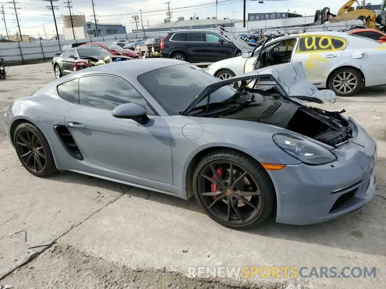 4 Photograph of a damaged car WP0AB2A80PS268074 PORSCHE CAYMAN 2023