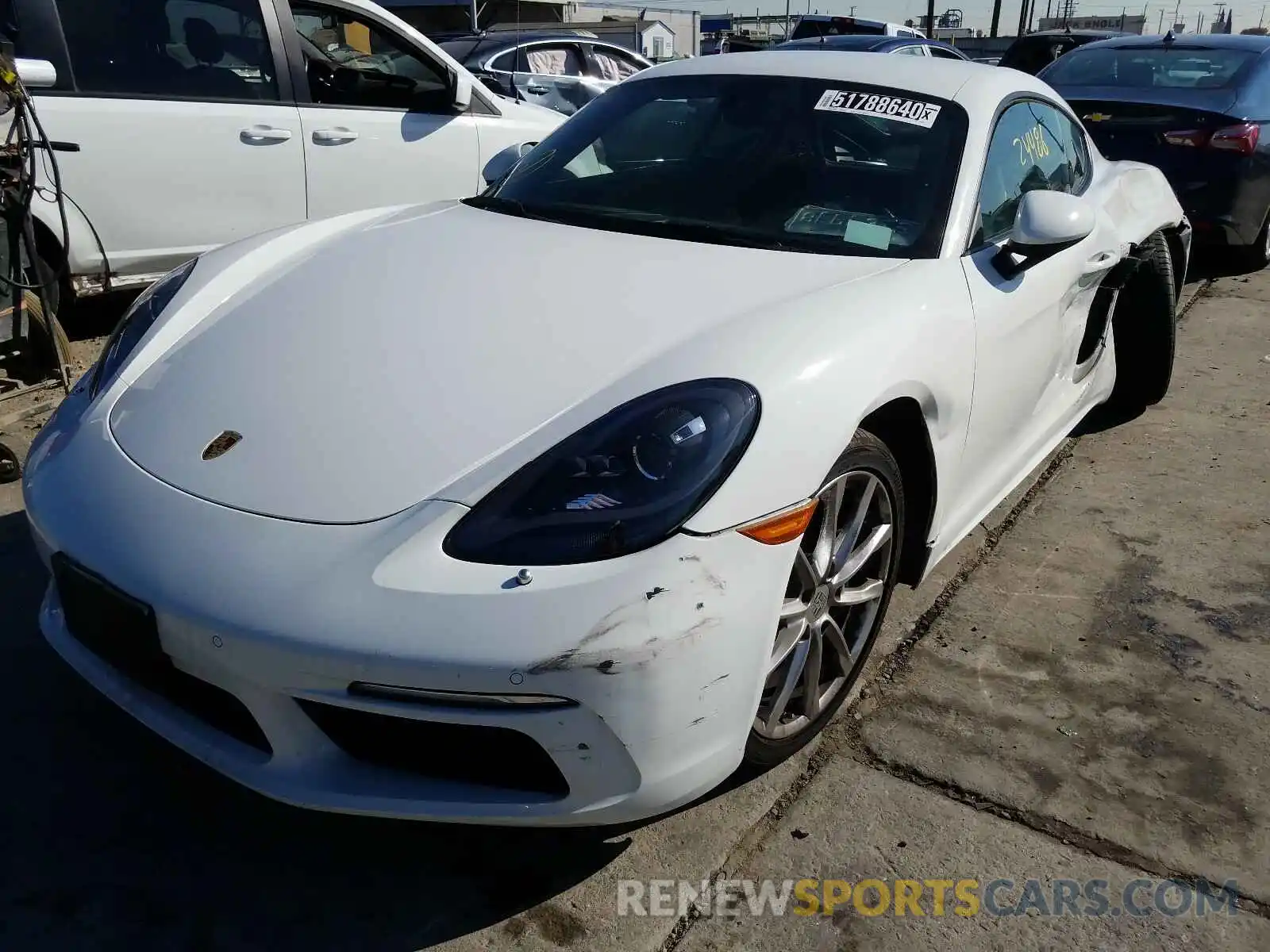 2 Photograph of a damaged car WP0AA2A80KS260097 PORSCHE CAYMAN BAS 2019