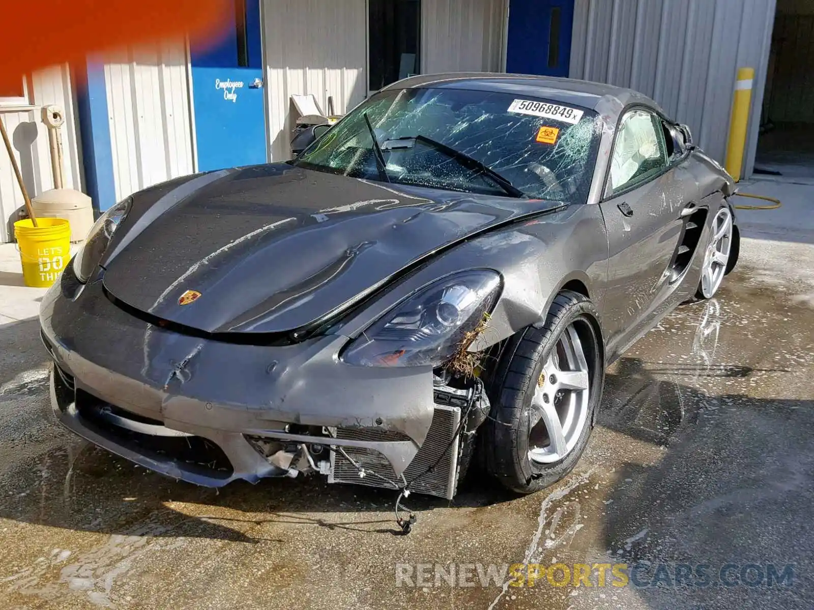 2 Photograph of a damaged car WP0AA2A83KS260174 PORSCHE CAYMAN BAS 2019