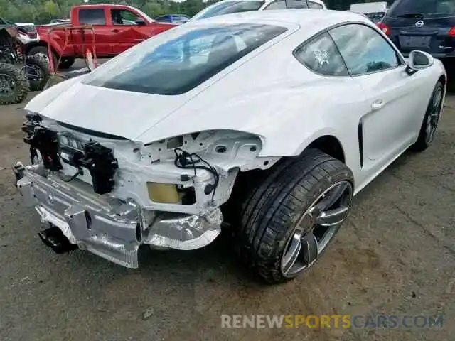 4 Photograph of a damaged car WP0AA2A84KS260345 PORSCHE CAYMAN BAS 2019