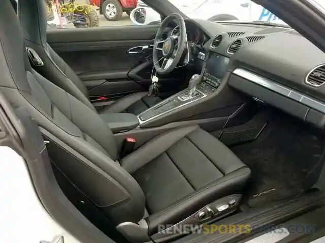 5 Photograph of a damaged car WP0AA2A84KS260345 PORSCHE CAYMAN BAS 2019