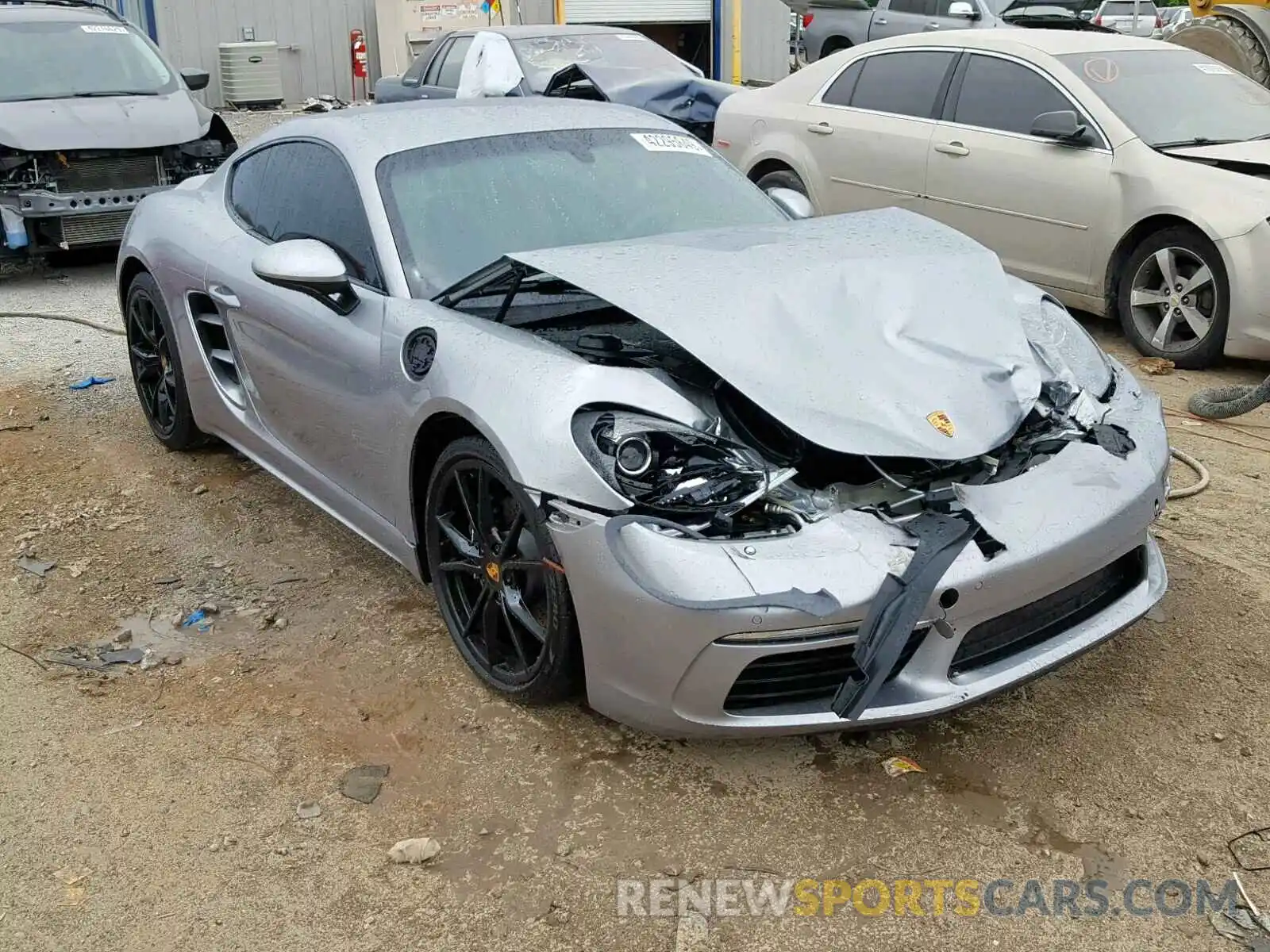 1 Photograph of a damaged car WP0AA2A88KS260493 PORSCHE CAYMAN BAS 2019