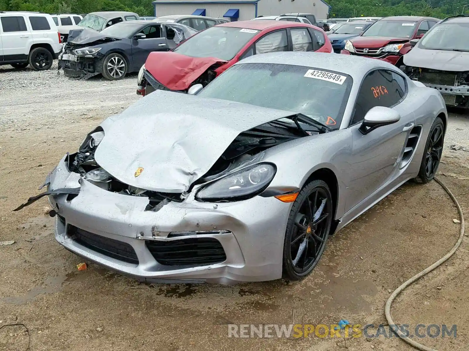 2 Photograph of a damaged car WP0AA2A88KS260493 PORSCHE CAYMAN BAS 2019