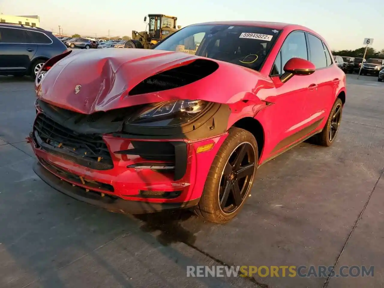 2 Photograph of a damaged car WP1AA2A50KLB06097 PORSCHE MACAN 2019