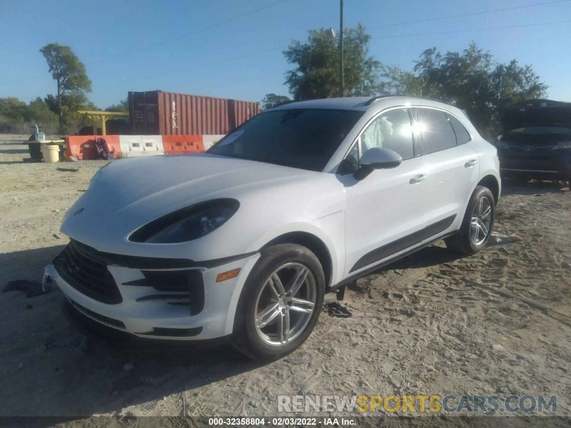 2 Photograph of a damaged car WP1AA2A51KLB02558 PORSCHE MACAN 2019