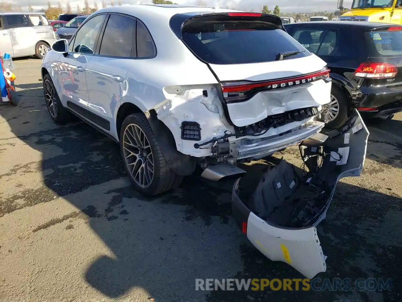 3 Photograph of a damaged car WP1AA2A51KLB06822 PORSCHE MACAN 2019