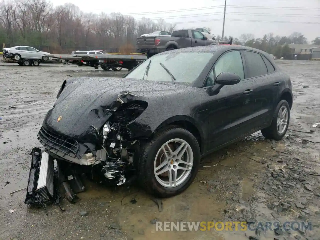 2 Photograph of a damaged car WP1AA2A52KLB01709 PORSCHE MACAN 2019