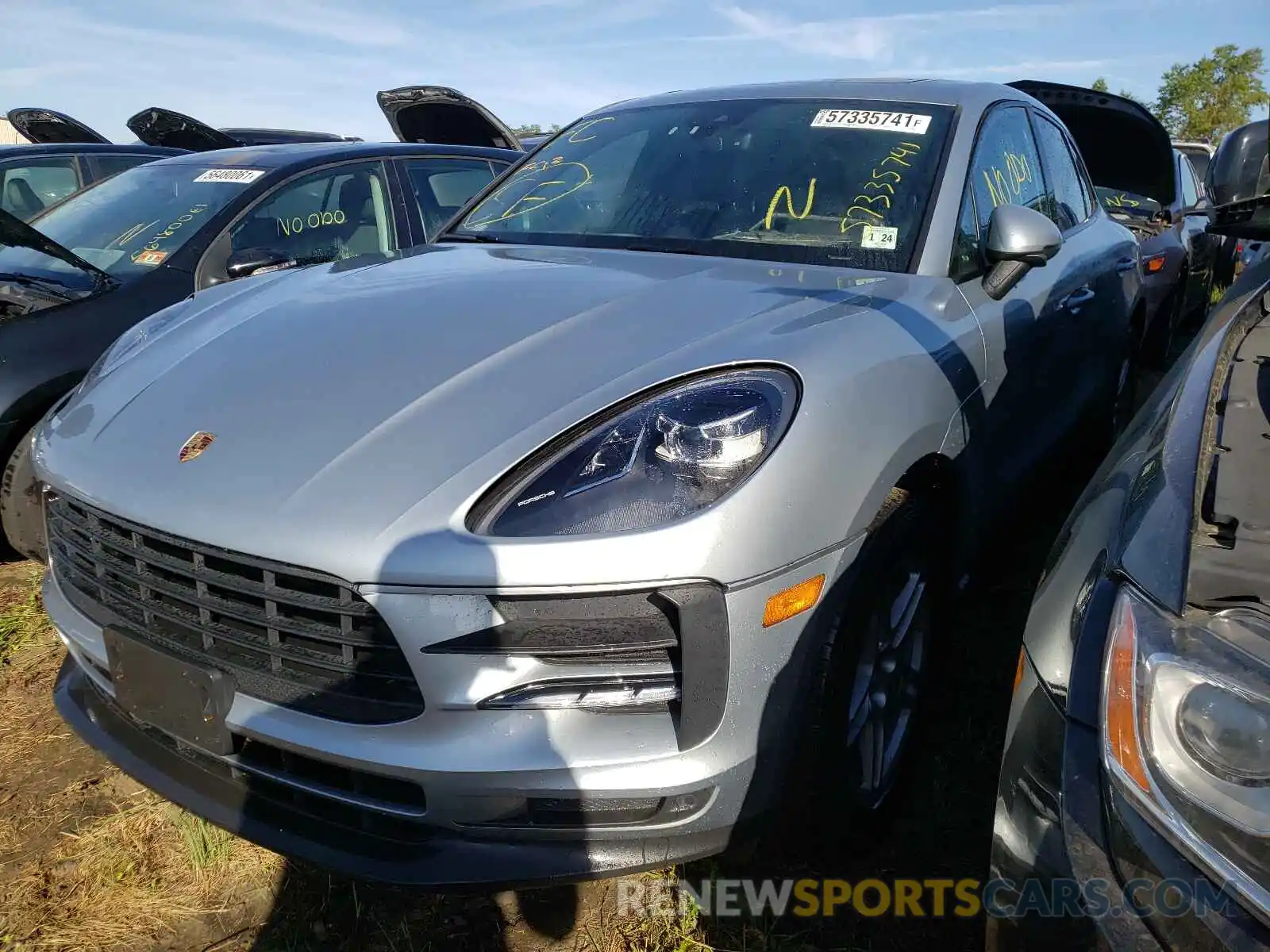 2 Photograph of a damaged car WP1AA2A52KLB01855 PORSCHE MACAN 2019