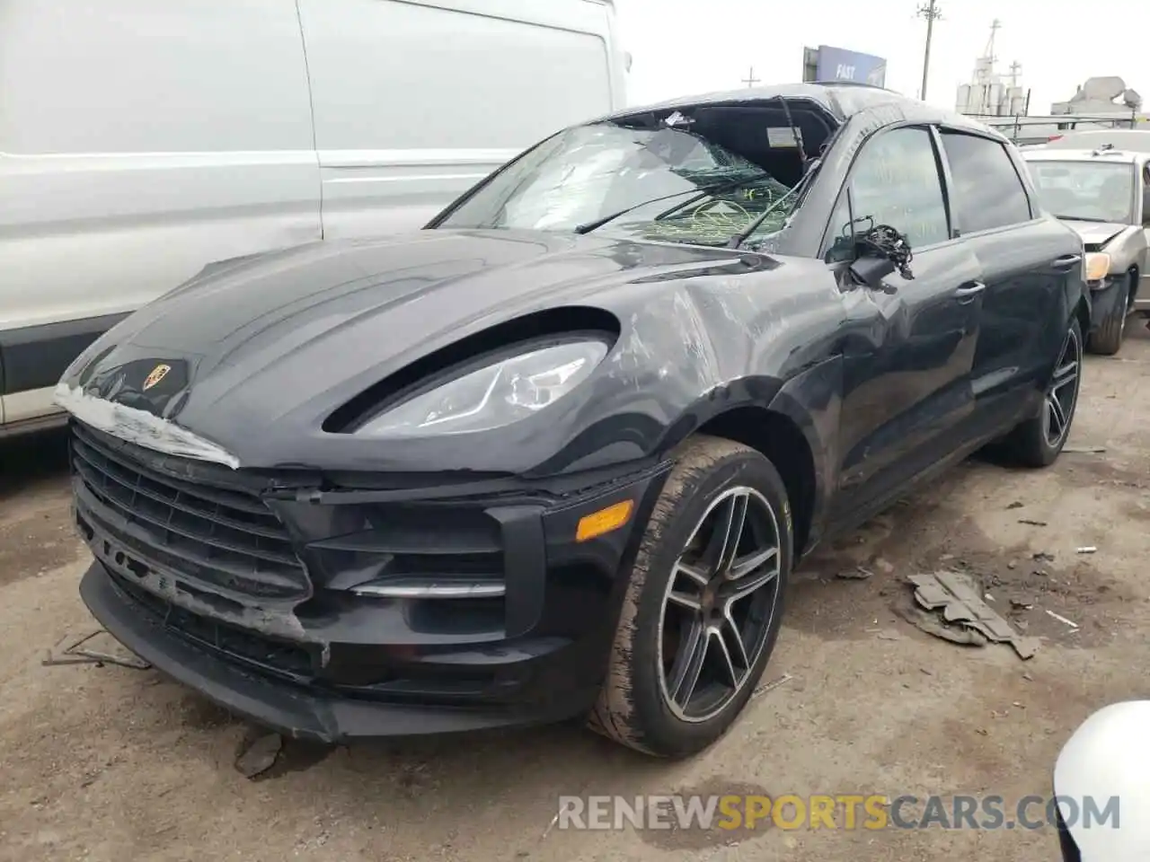 2 Photograph of a damaged car WP1AA2A52KLB01919 PORSCHE MACAN 2019