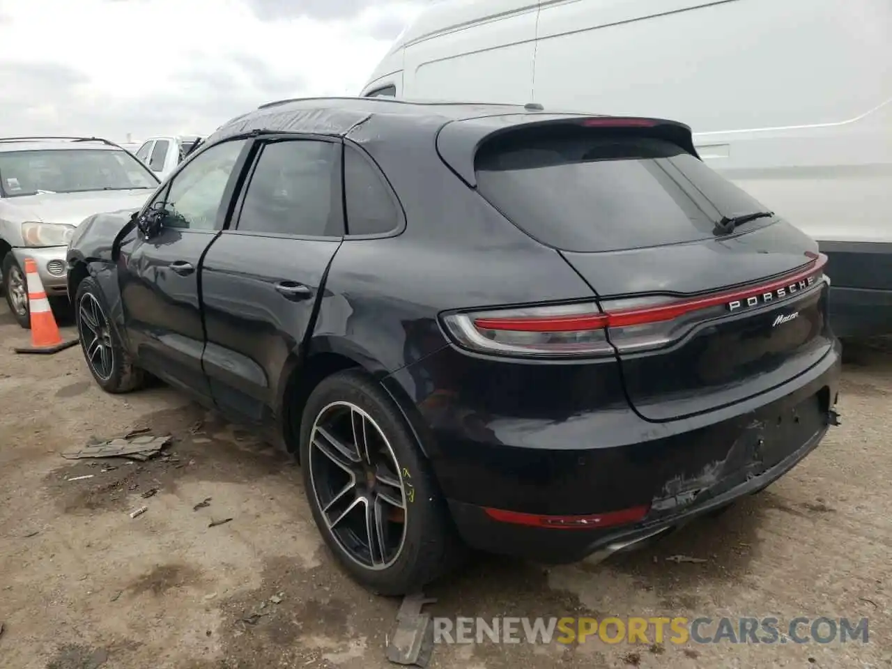 3 Фотография поврежденного автомобиля WP1AA2A52KLB01919 PORSCHE MACAN 2019