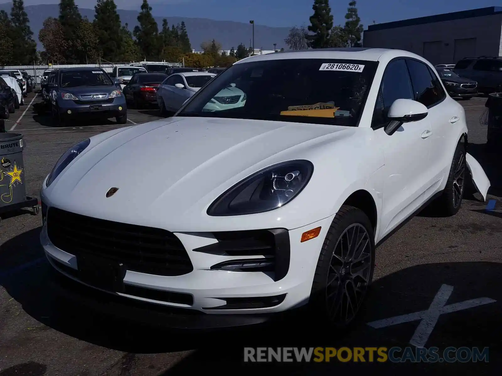 2 Photograph of a damaged car WP1AA2A52KLB06456 PORSCHE MACAN 2019