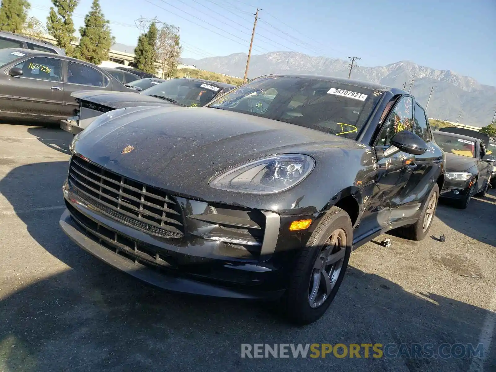 2 Photograph of a damaged car WP1AA2A52KLB07705 PORSCHE MACAN 2019