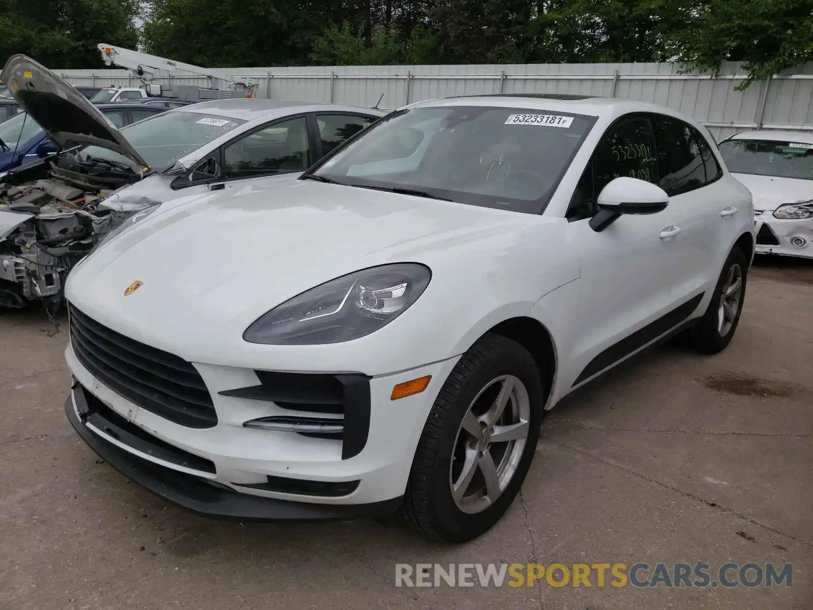 2 Photograph of a damaged car WP1AA2A53KLB01217 PORSCHE MACAN 2019