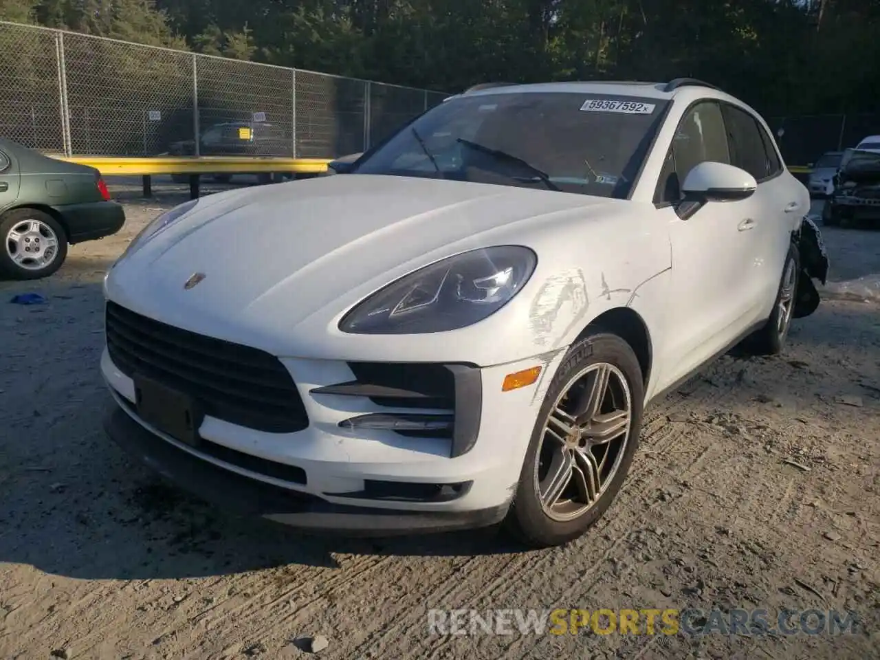 2 Фотография поврежденного автомобиля WP1AA2A53KLB01282 PORSCHE MACAN 2019