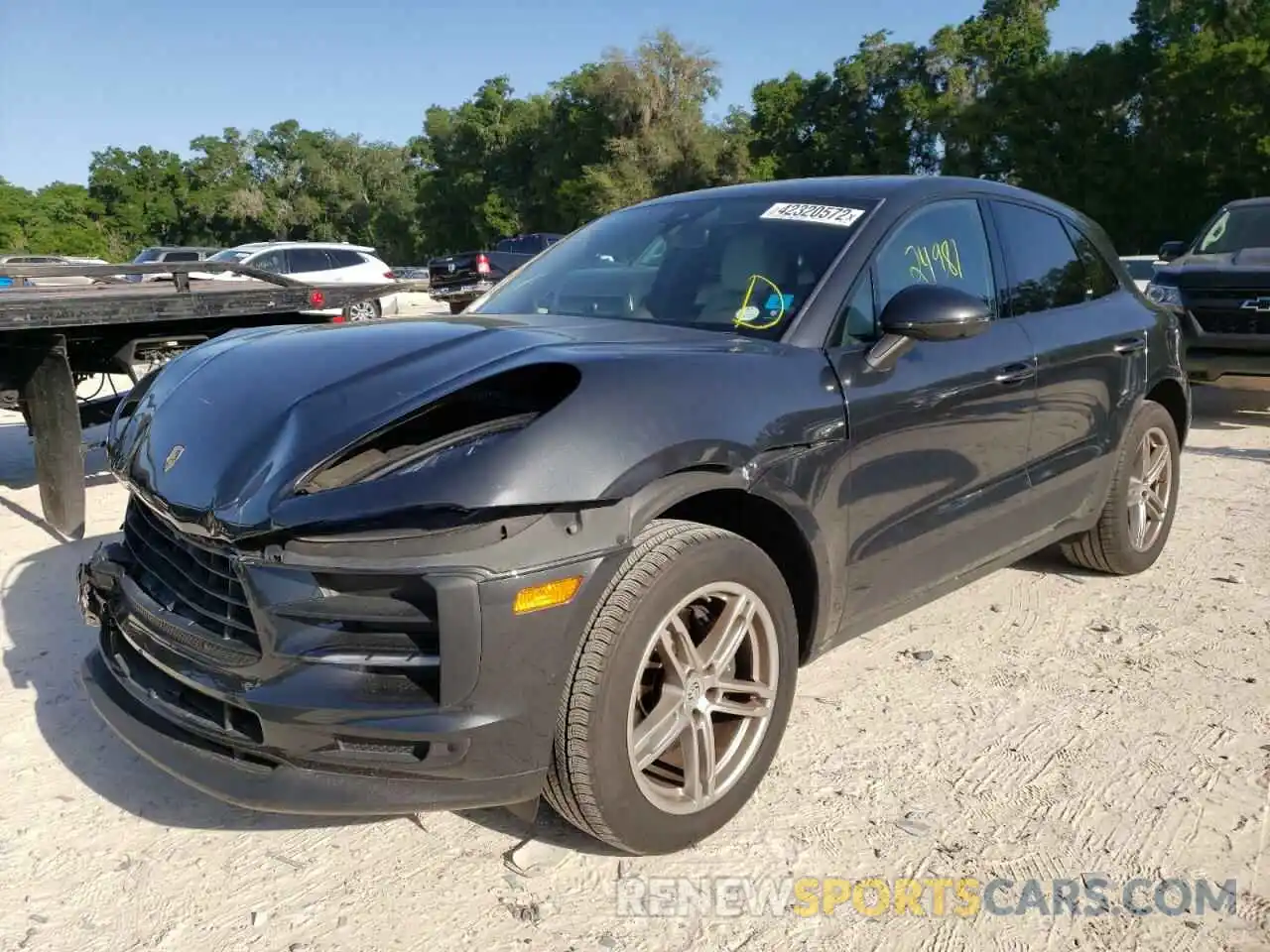 2 Photograph of a damaged car WP1AA2A53KLB01296 PORSCHE MACAN 2019