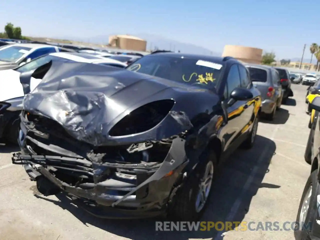 2 Photograph of a damaged car WP1AA2A53KLB04098 PORSCHE MACAN 2019