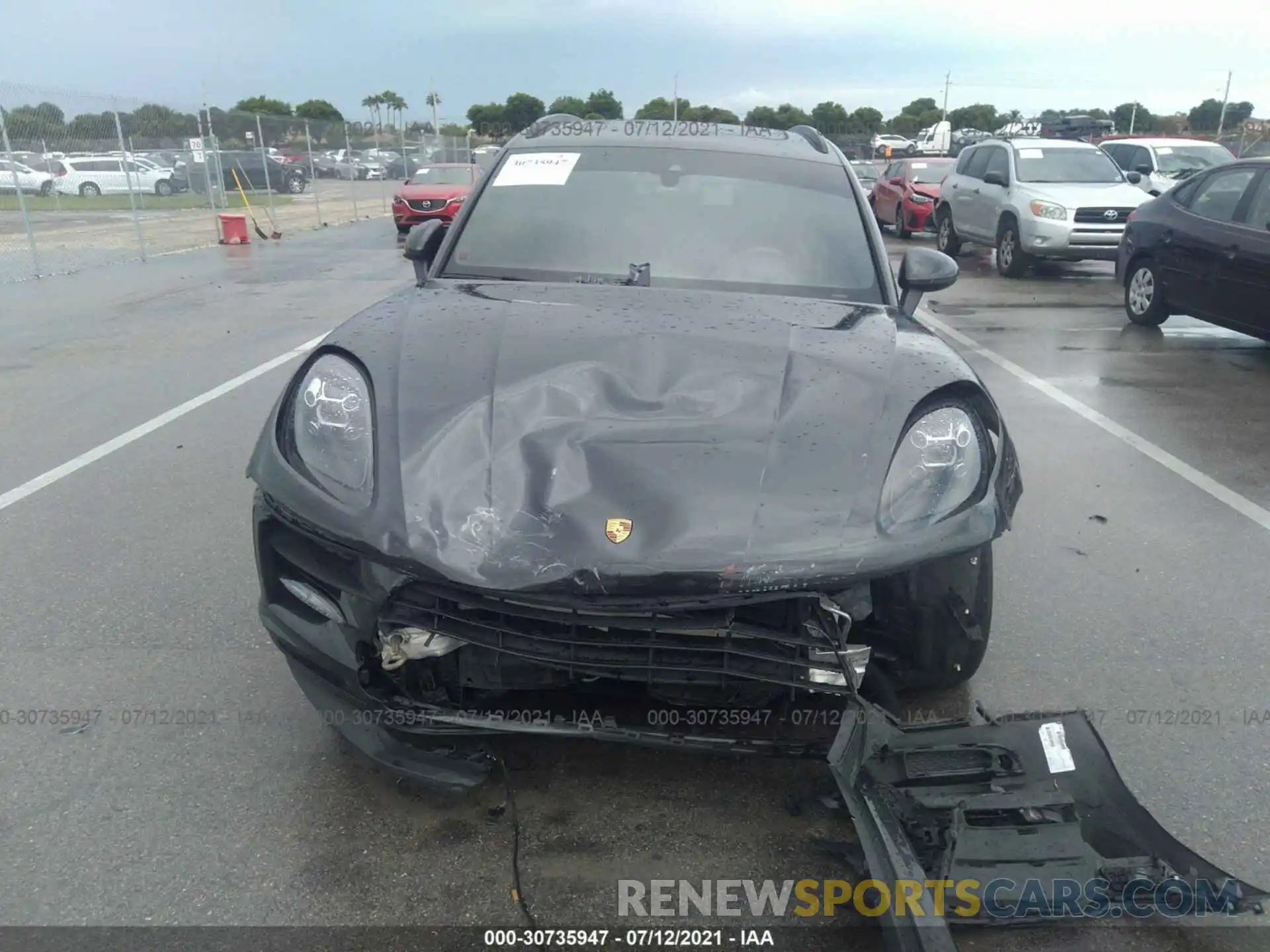 6 Photograph of a damaged car WP1AA2A54KLB03512 PORSCHE MACAN 2019