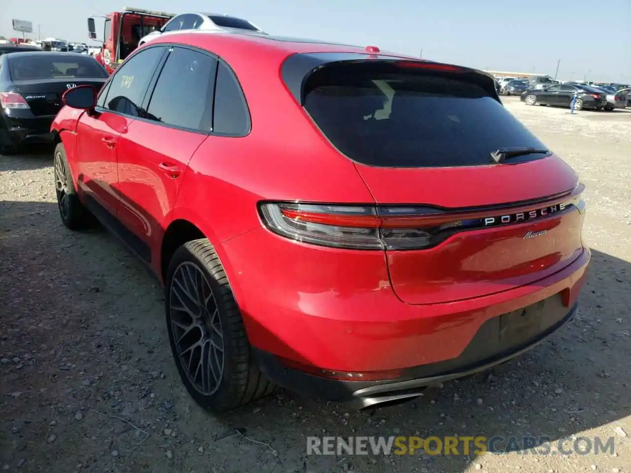 3 Photograph of a damaged car WP1AA2A54KLB06989 PORSCHE MACAN 2019