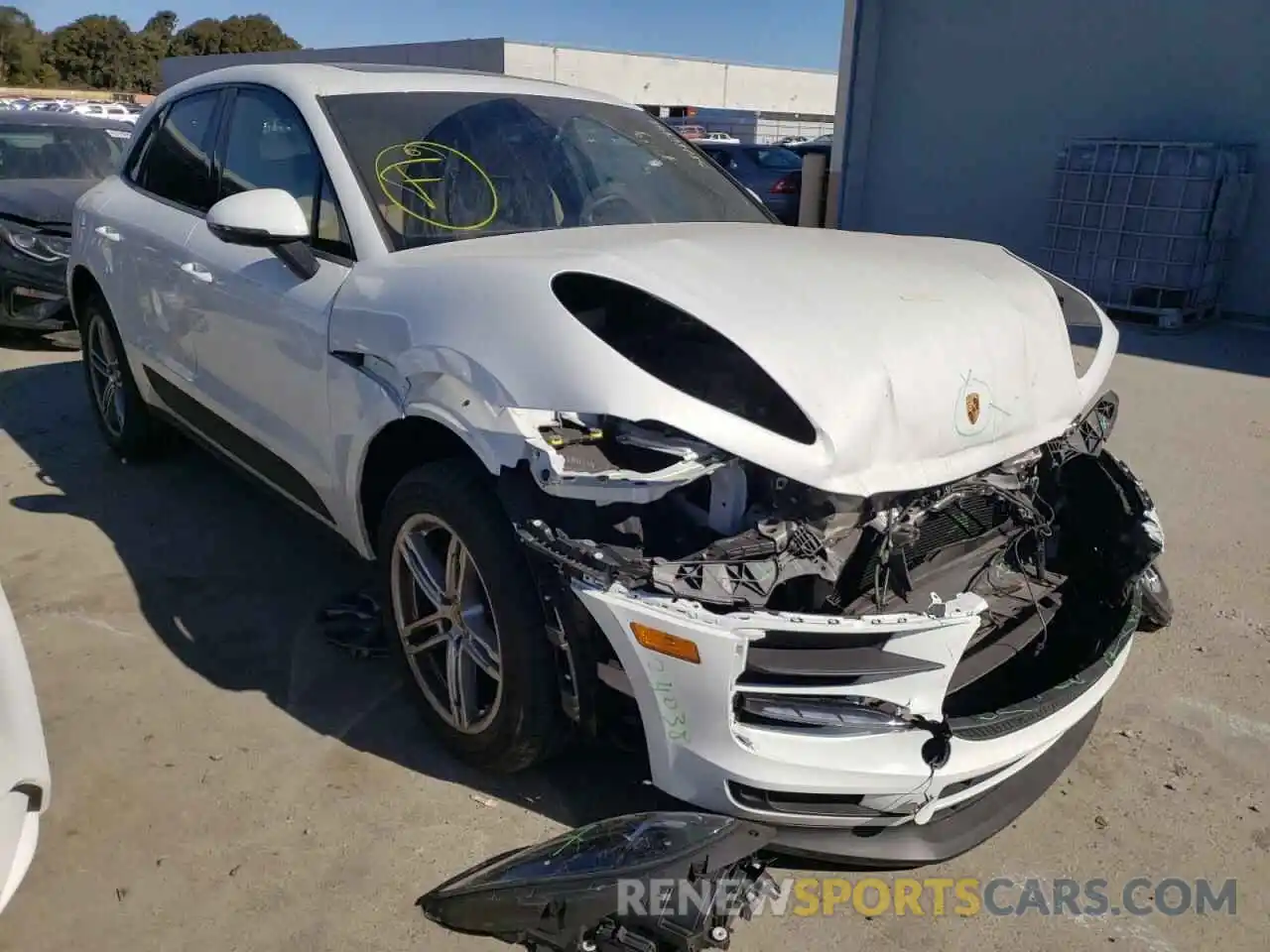 1 Photograph of a damaged car WP1AA2A55KLB03969 PORSCHE MACAN 2019