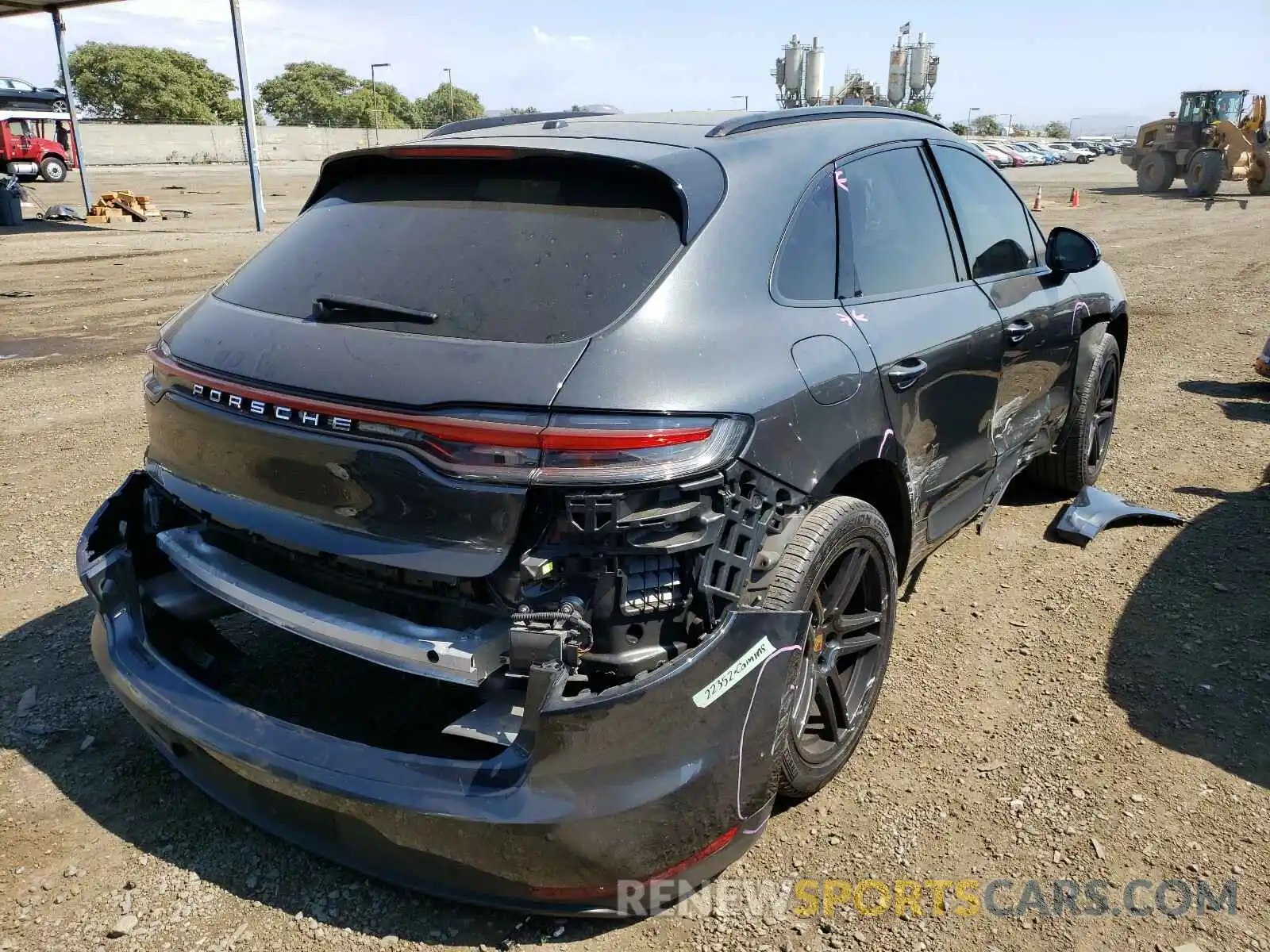 4 Photograph of a damaged car WP1AA2A55KLB04720 PORSCHE MACAN 2019