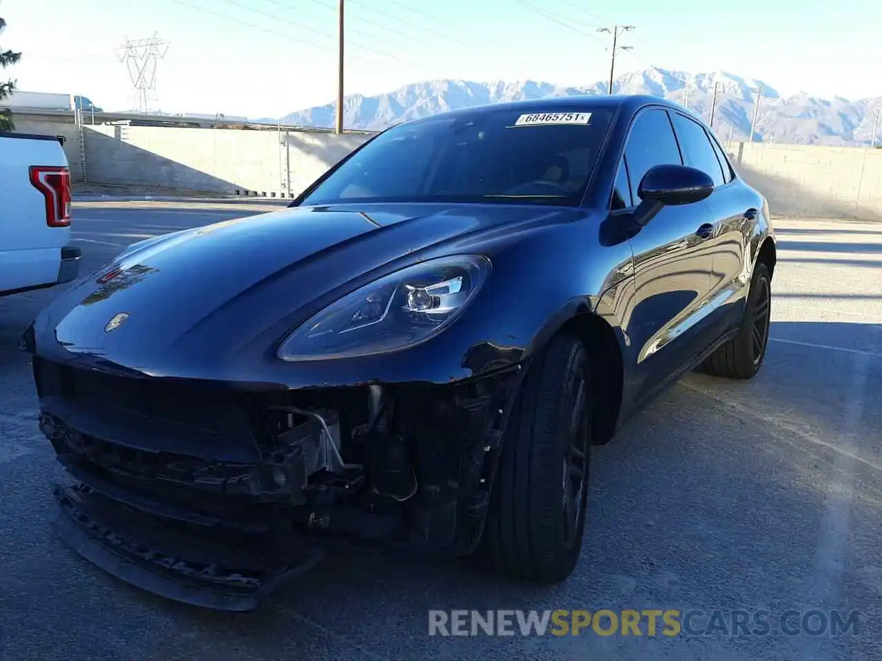 2 Photograph of a damaged car WP1AA2A55KLB05446 PORSCHE MACAN 2019