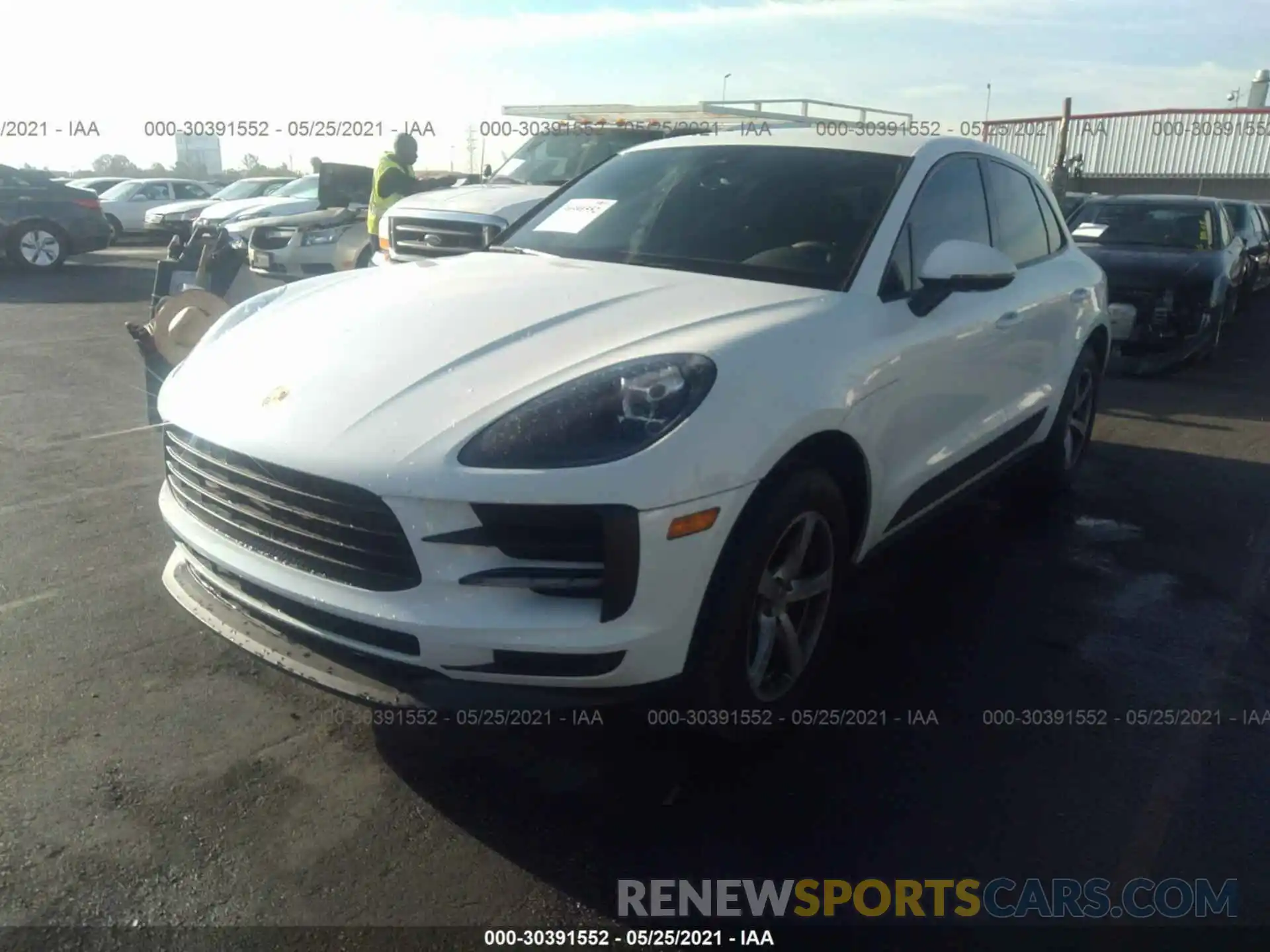 2 Photograph of a damaged car WP1AA2A55KLB05642 PORSCHE MACAN 2019