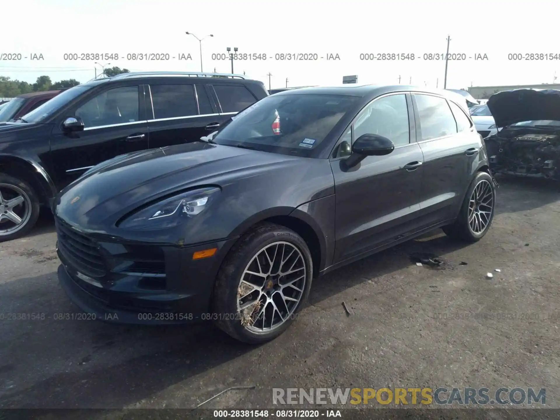 2 Photograph of a damaged car WP1AA2A56KLB00157 PORSCHE MACAN 2019