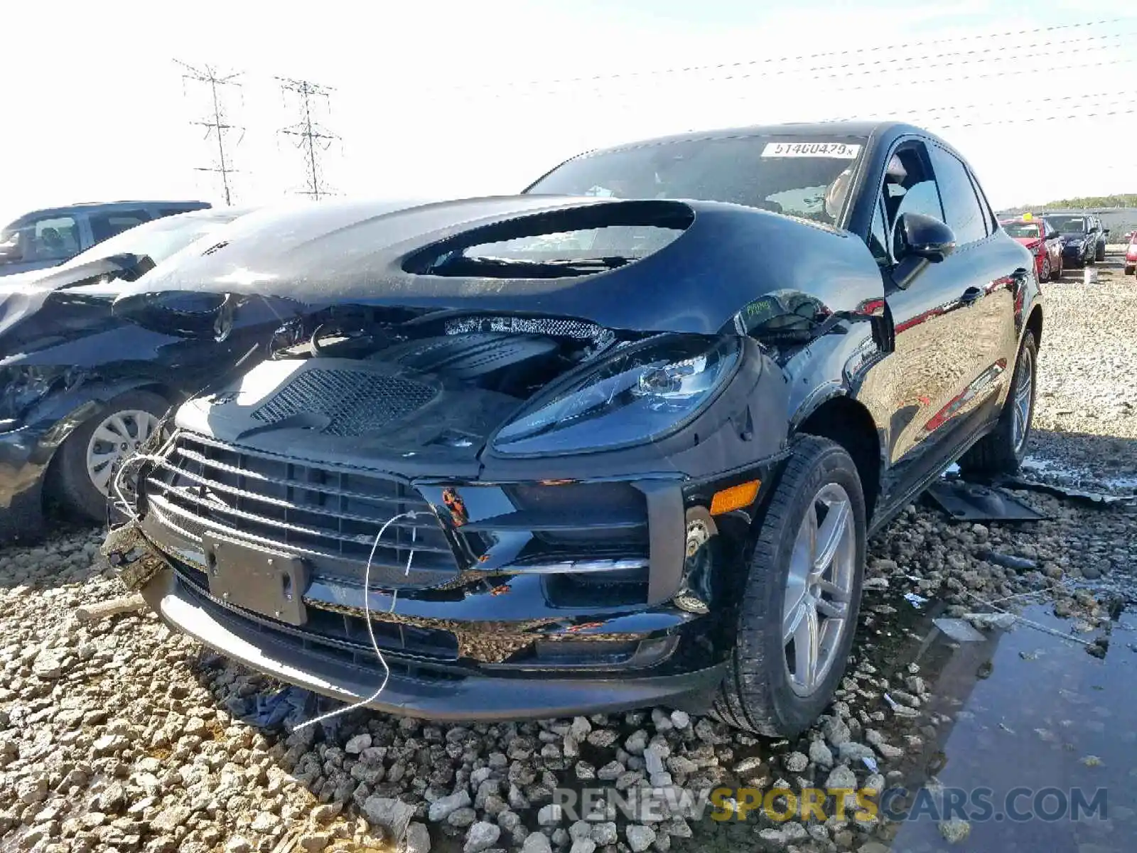 2 Photograph of a damaged car WP1AA2A56KLB07822 PORSCHE MACAN 2019