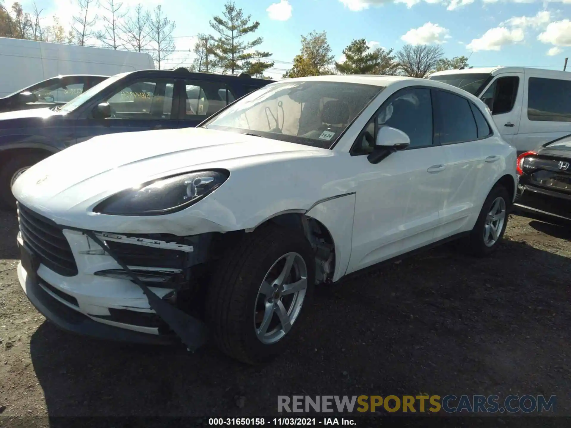 2 Photograph of a damaged car WP1AA2A56KLB07867 PORSCHE MACAN 2019