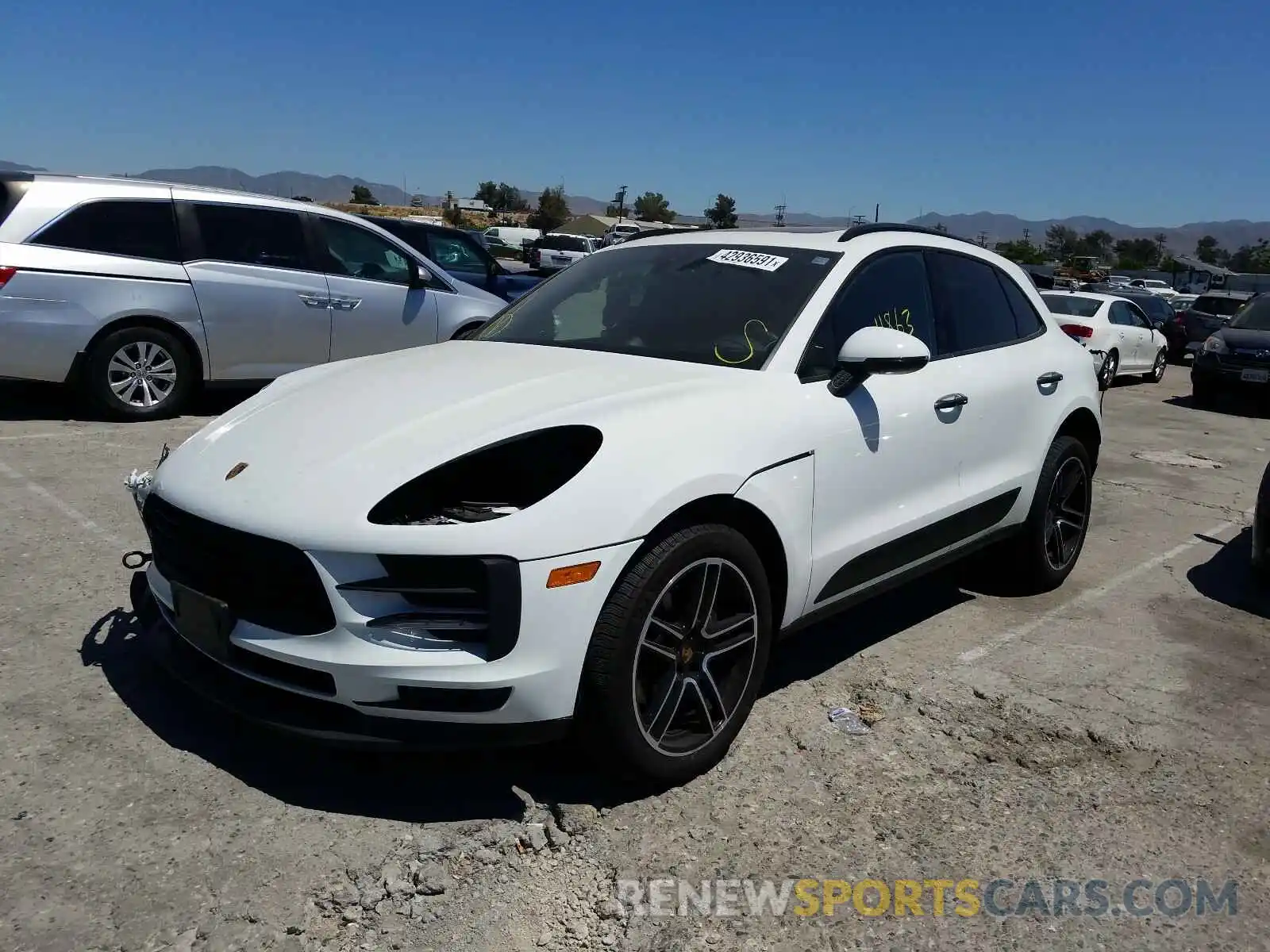 2 Photograph of a damaged car WP1AA2A56KLB08968 PORSCHE MACAN 2019