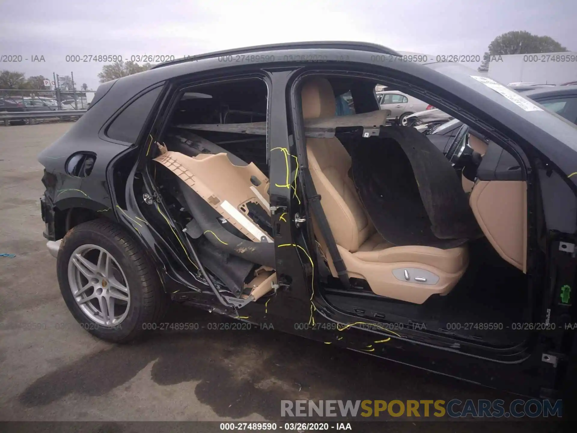 6 Photograph of a damaged car WP1AA2A57KLB02421 PORSCHE MACAN 2019