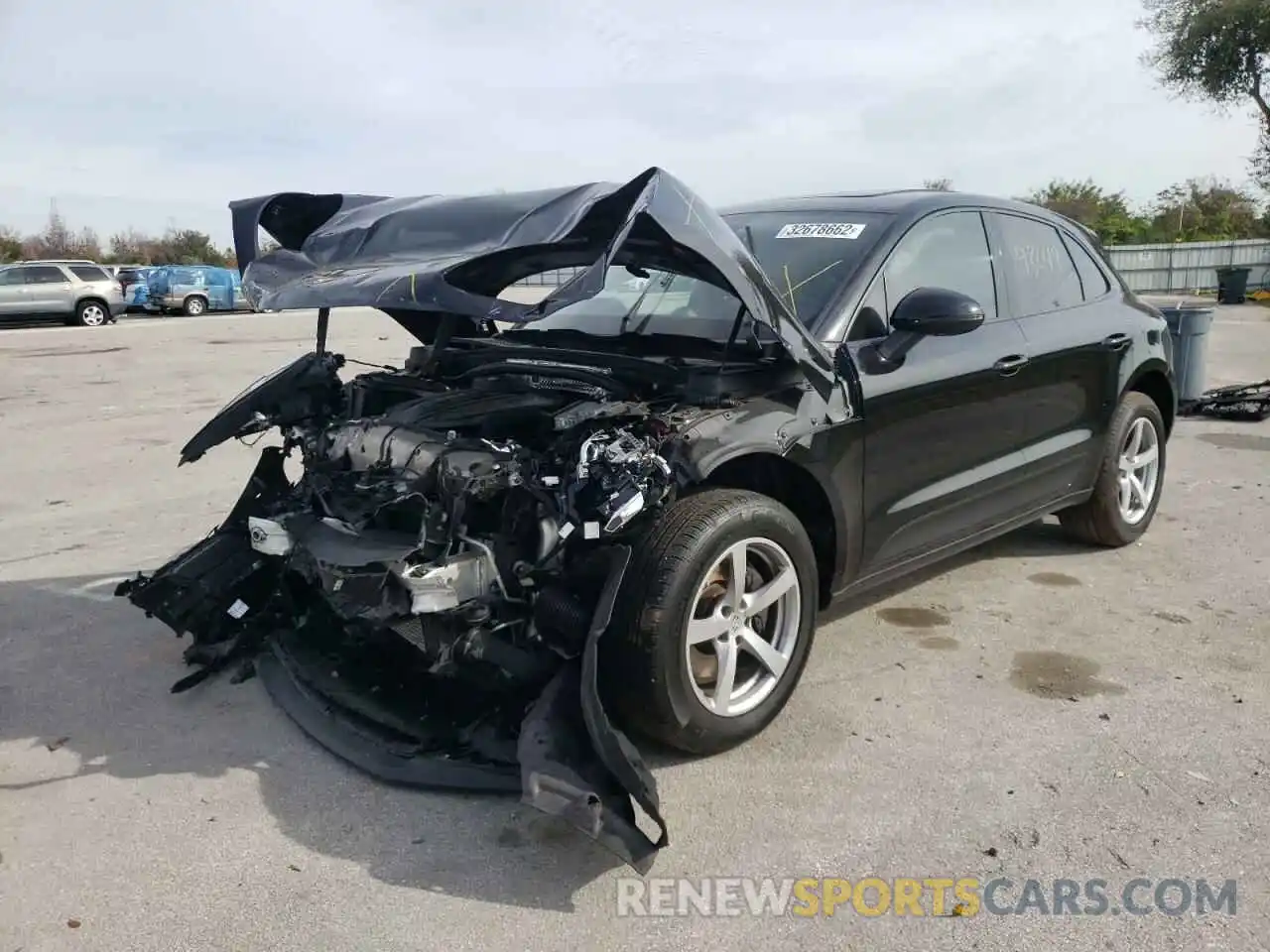 2 Photograph of a damaged car WP1AA2A57KLB04783 PORSCHE MACAN 2019