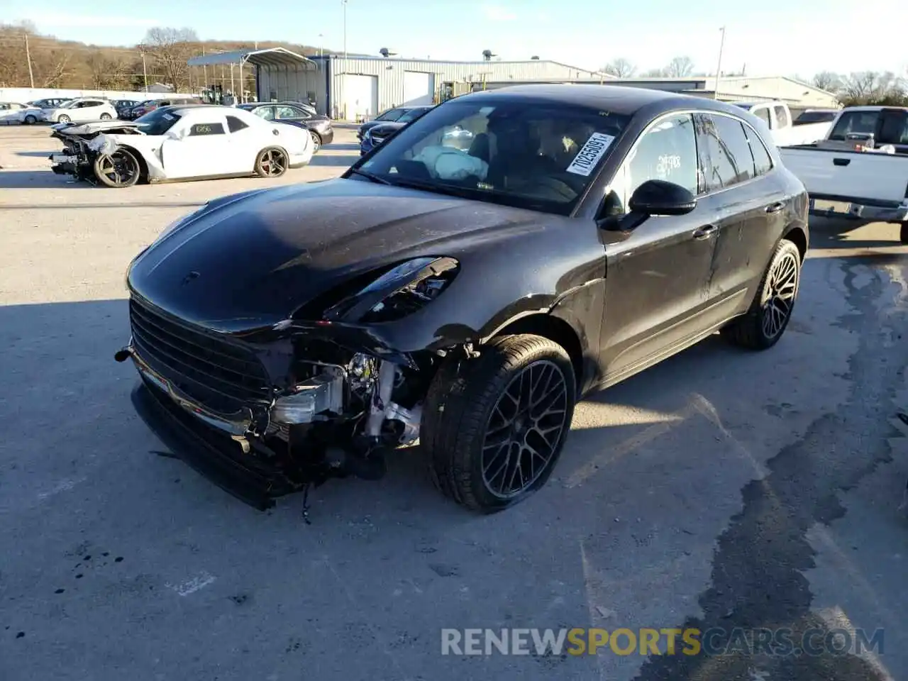 2 Photograph of a damaged car WP1AA2A57KLB05402 PORSCHE MACAN 2019