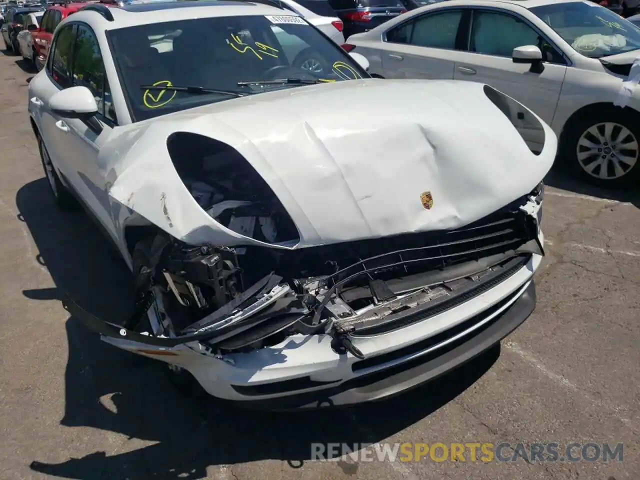 9 Photograph of a damaged car WP1AA2A57KLB05917 PORSCHE MACAN 2019