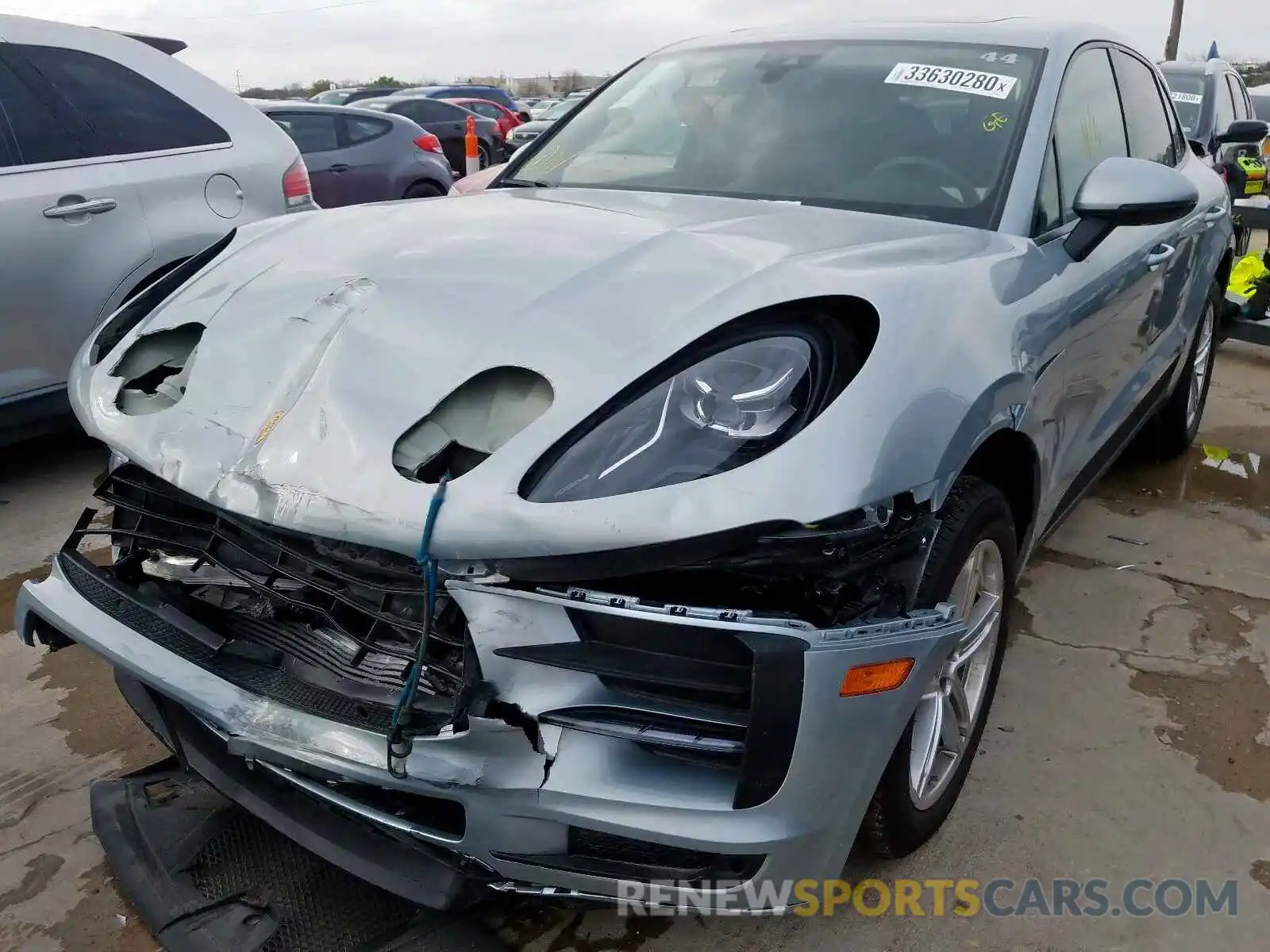 2 Photograph of a damaged car WP1AA2A57KLB06985 PORSCHE MACAN 2019