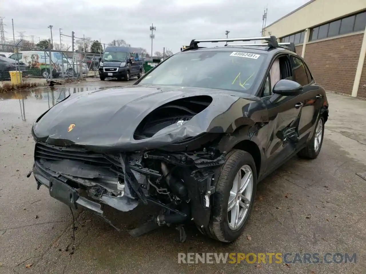 2 Photograph of a damaged car WP1AA2A57KLB09336 PORSCHE MACAN 2019