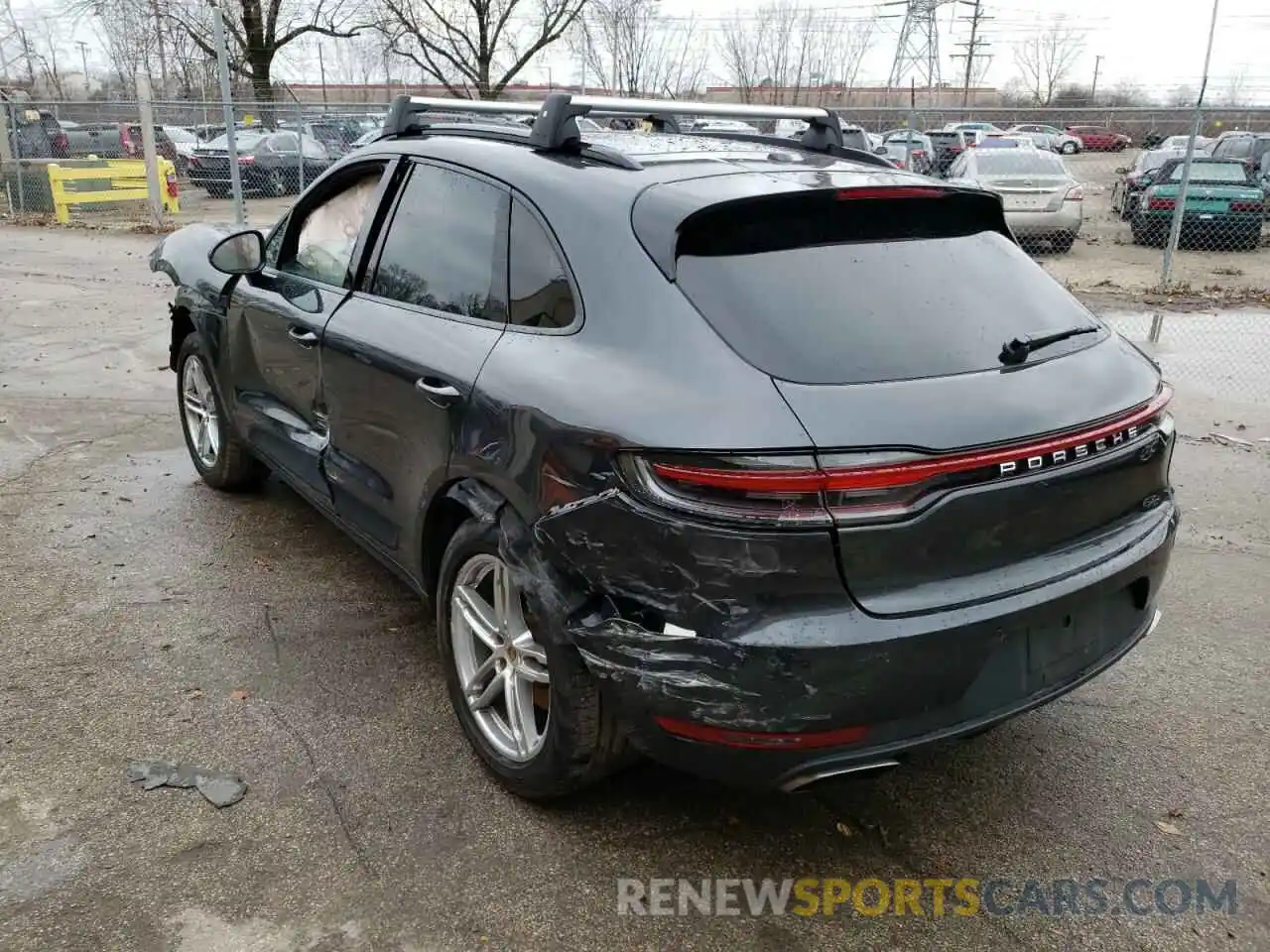 3 Photograph of a damaged car WP1AA2A57KLB09336 PORSCHE MACAN 2019