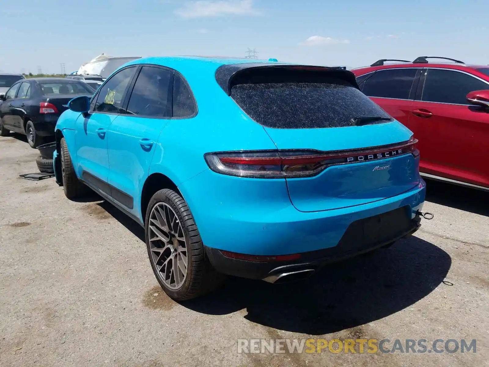 3 Фотография поврежденного автомобиля WP1AA2A58KLB01262 PORSCHE MACAN 2019