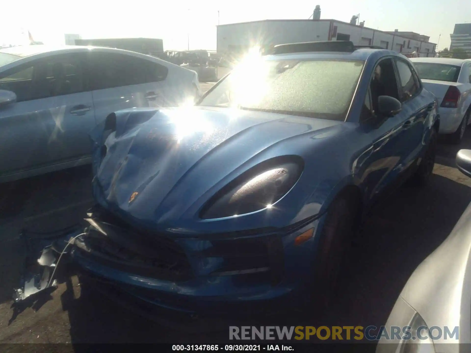 2 Photograph of a damaged car WP1AA2A58KLB02475 PORSCHE MACAN 2019