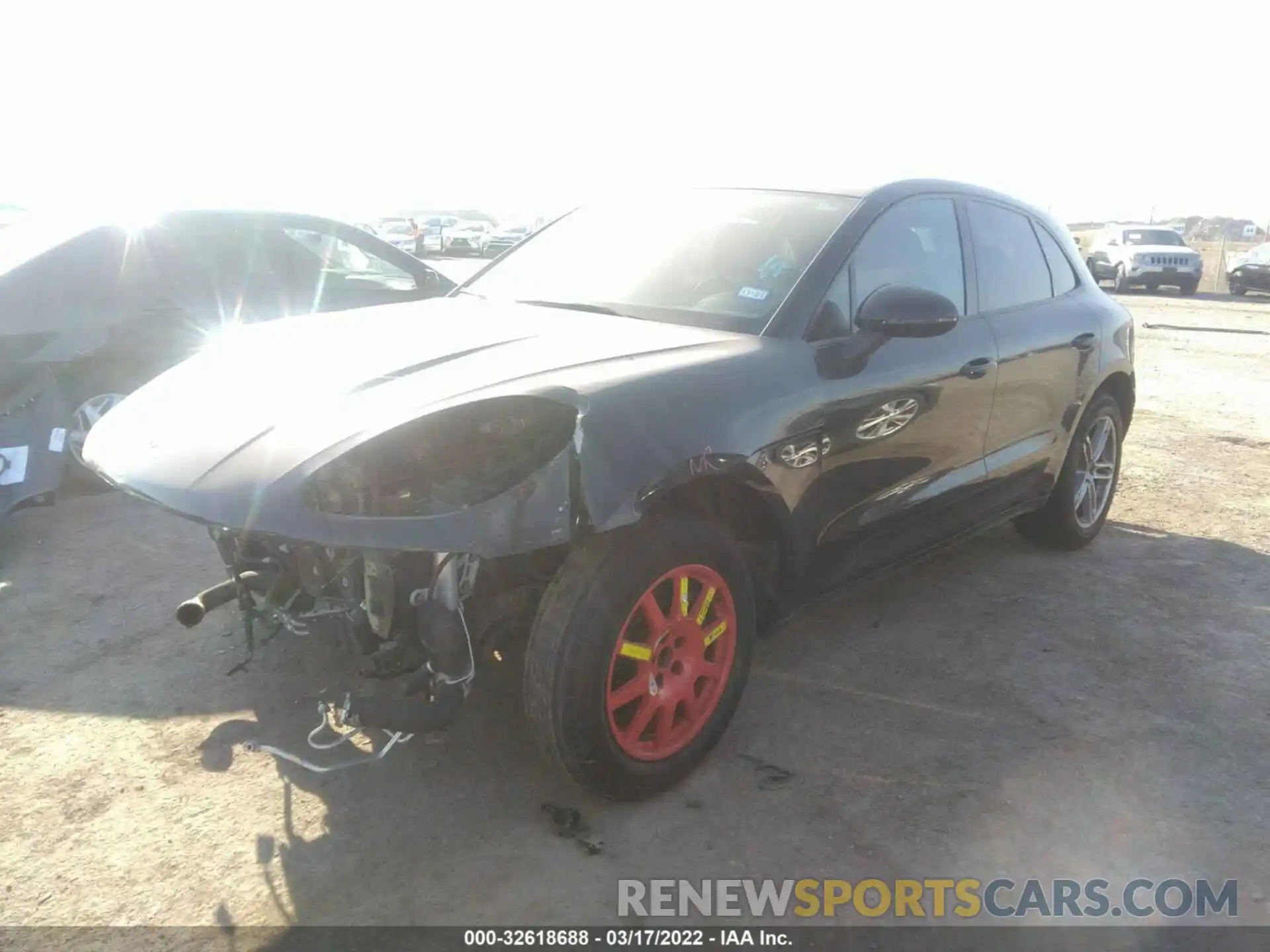 2 Photograph of a damaged car WP1AA2A58KLB02623 PORSCHE MACAN 2019