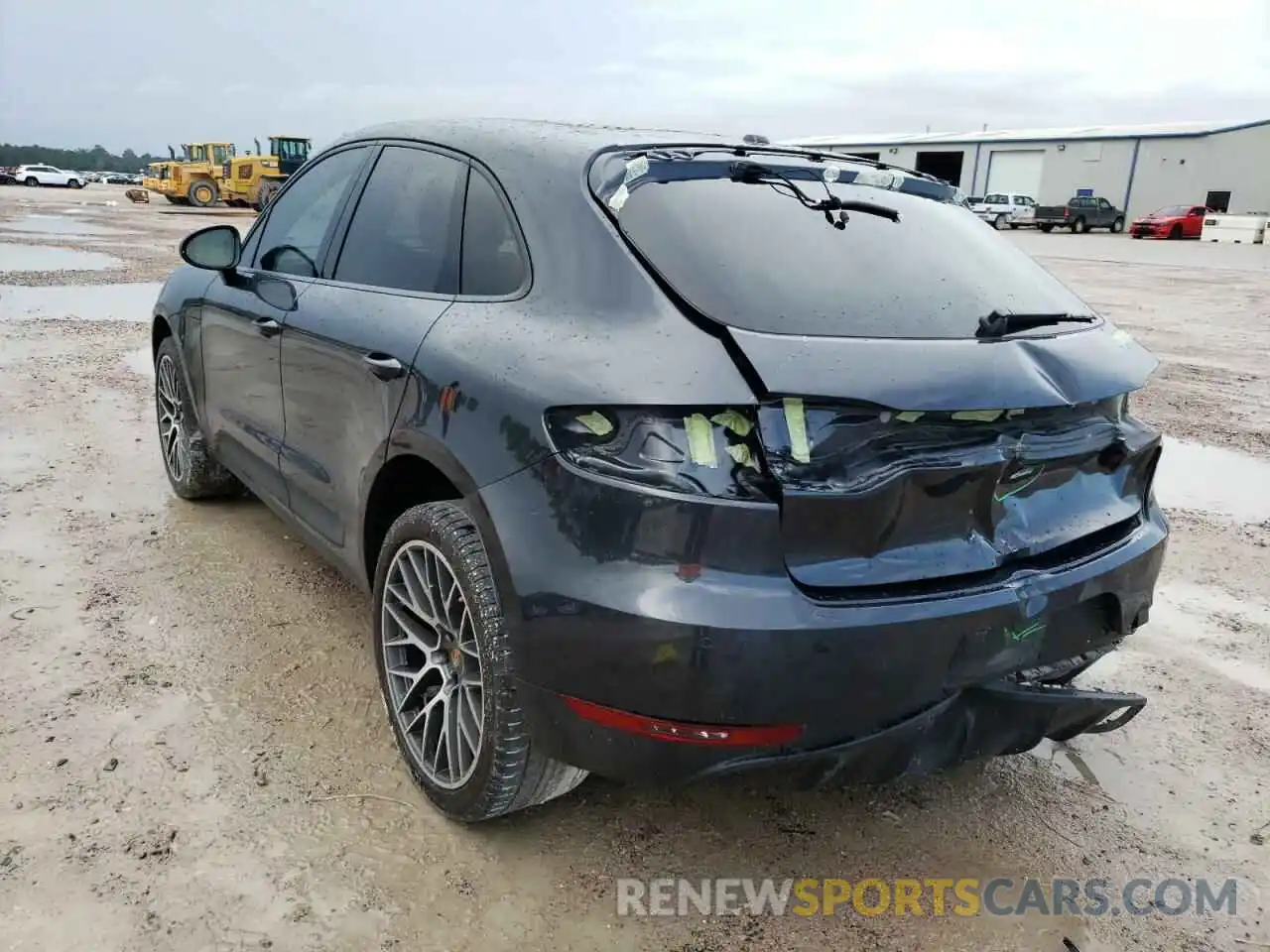 3 Photograph of a damaged car WP1AA2A58KLB08017 PORSCHE MACAN 2019