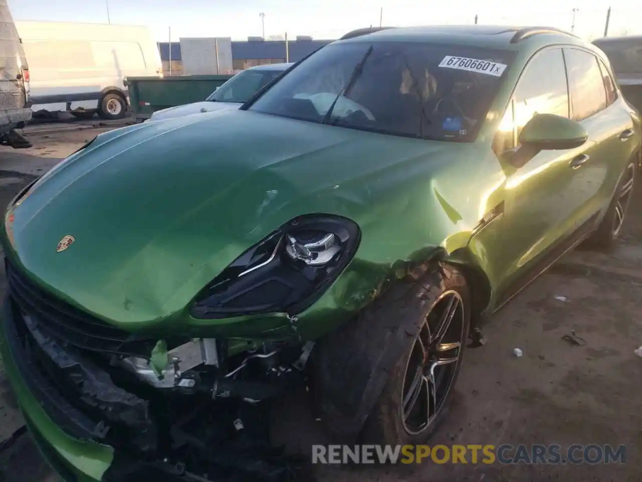 2 Photograph of a damaged car WP1AA2A59KLB01545 PORSCHE MACAN 2019