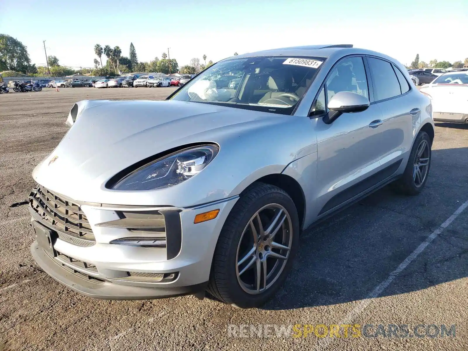 2 Photograph of a damaged car WP1AA2A59KLB01688 PORSCHE MACAN 2019