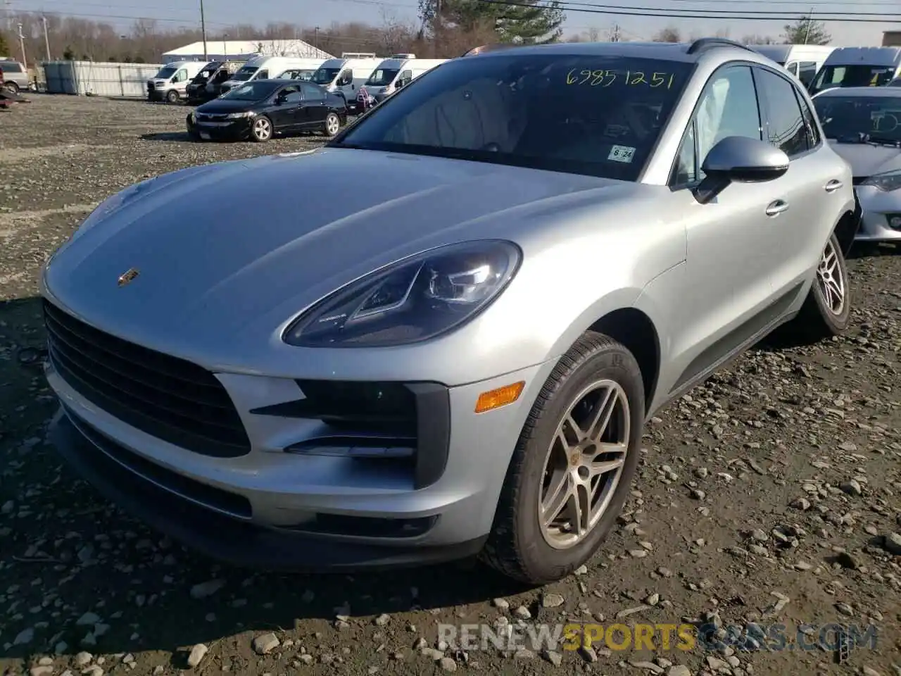 2 Photograph of a damaged car WP1AA2A59KLB02713 PORSCHE MACAN 2019