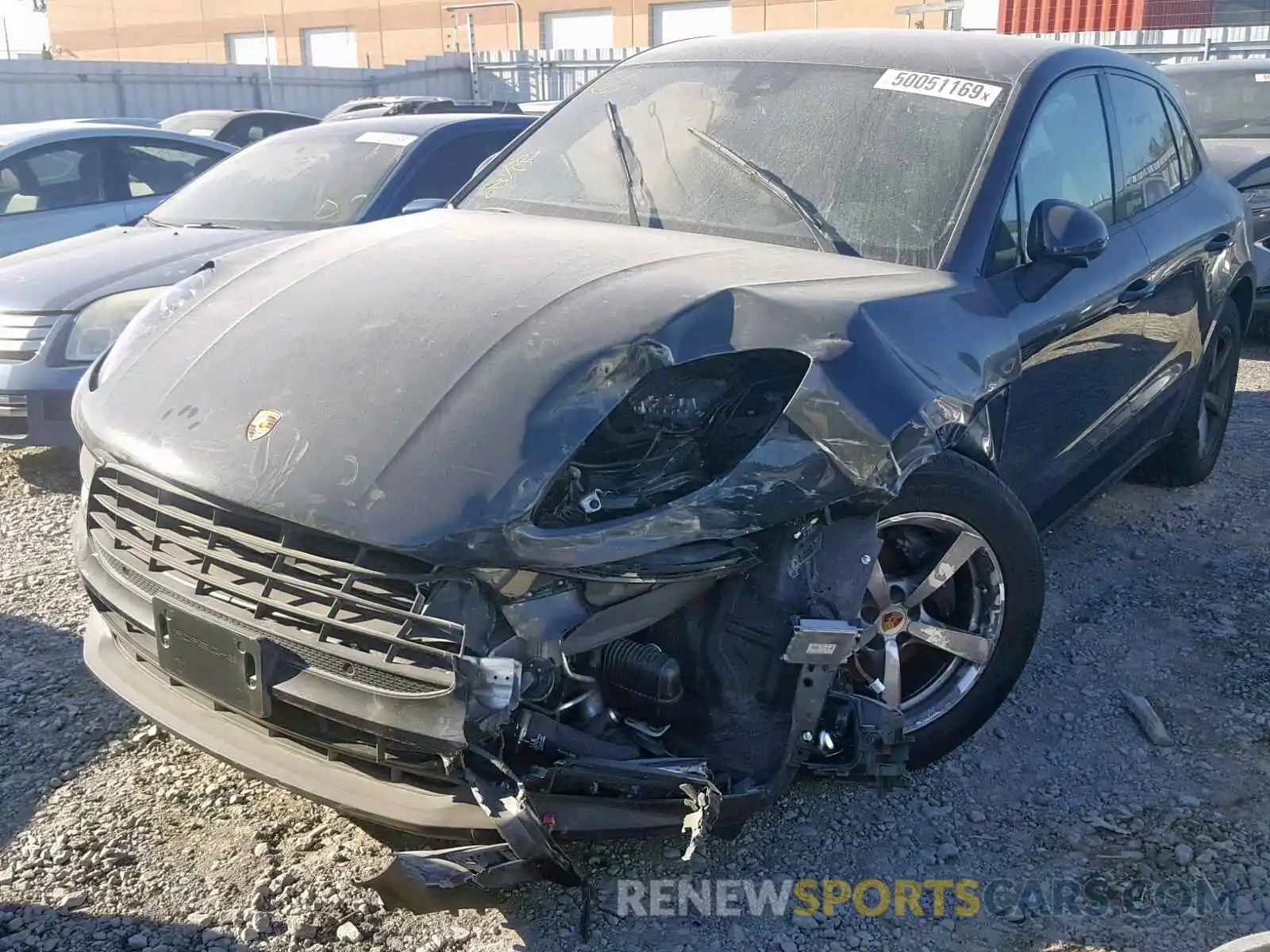 2 Photograph of a damaged car WP1AA2A59KLB03246 PORSCHE MACAN 2019