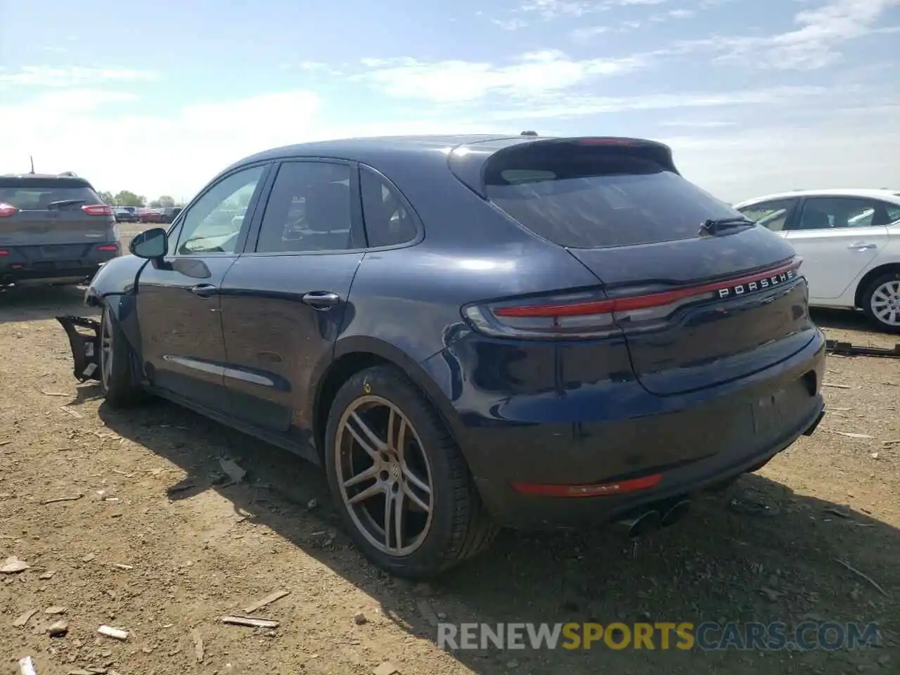 3 Photograph of a damaged car WP1AA2A59KLB05742 PORSCHE MACAN 2019