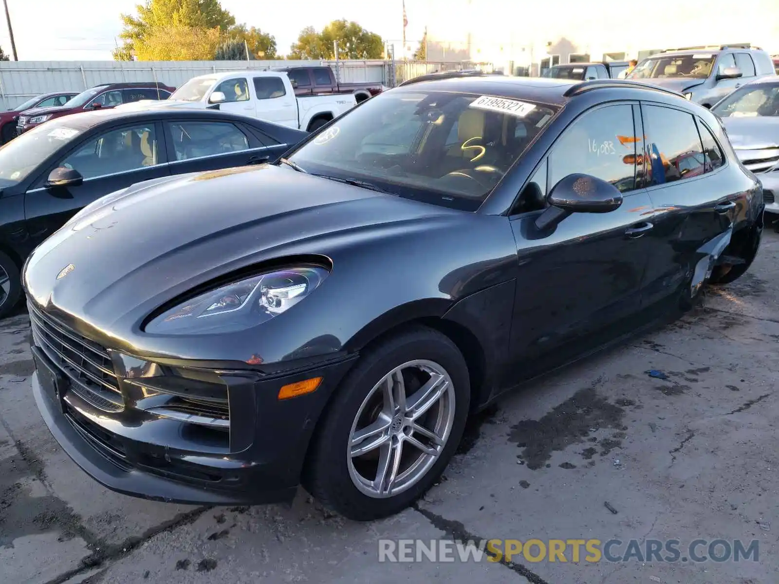 2 Photograph of a damaged car WP1AA2A5XKLB00646 PORSCHE MACAN 2019