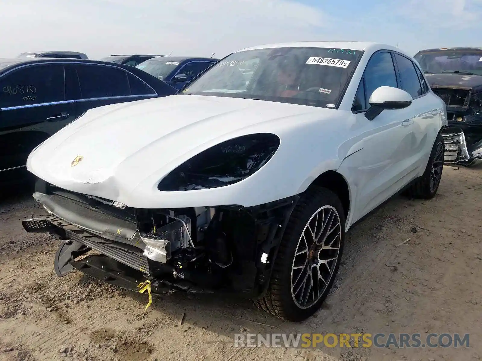 2 Photograph of a damaged car WP1AA2A5XKLB01313 PORSCHE MACAN 2019