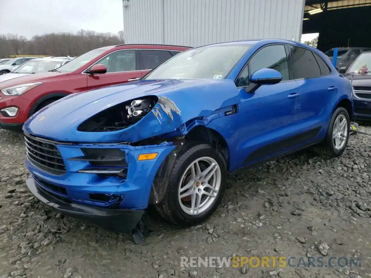 2 Photograph of a damaged car WP1AA2A5XKLB03370 PORSCHE MACAN 2019